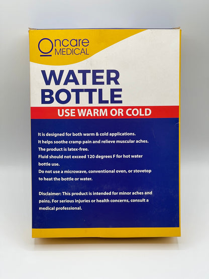 Oncare Medical Hot Water Bottle with Soft Cover